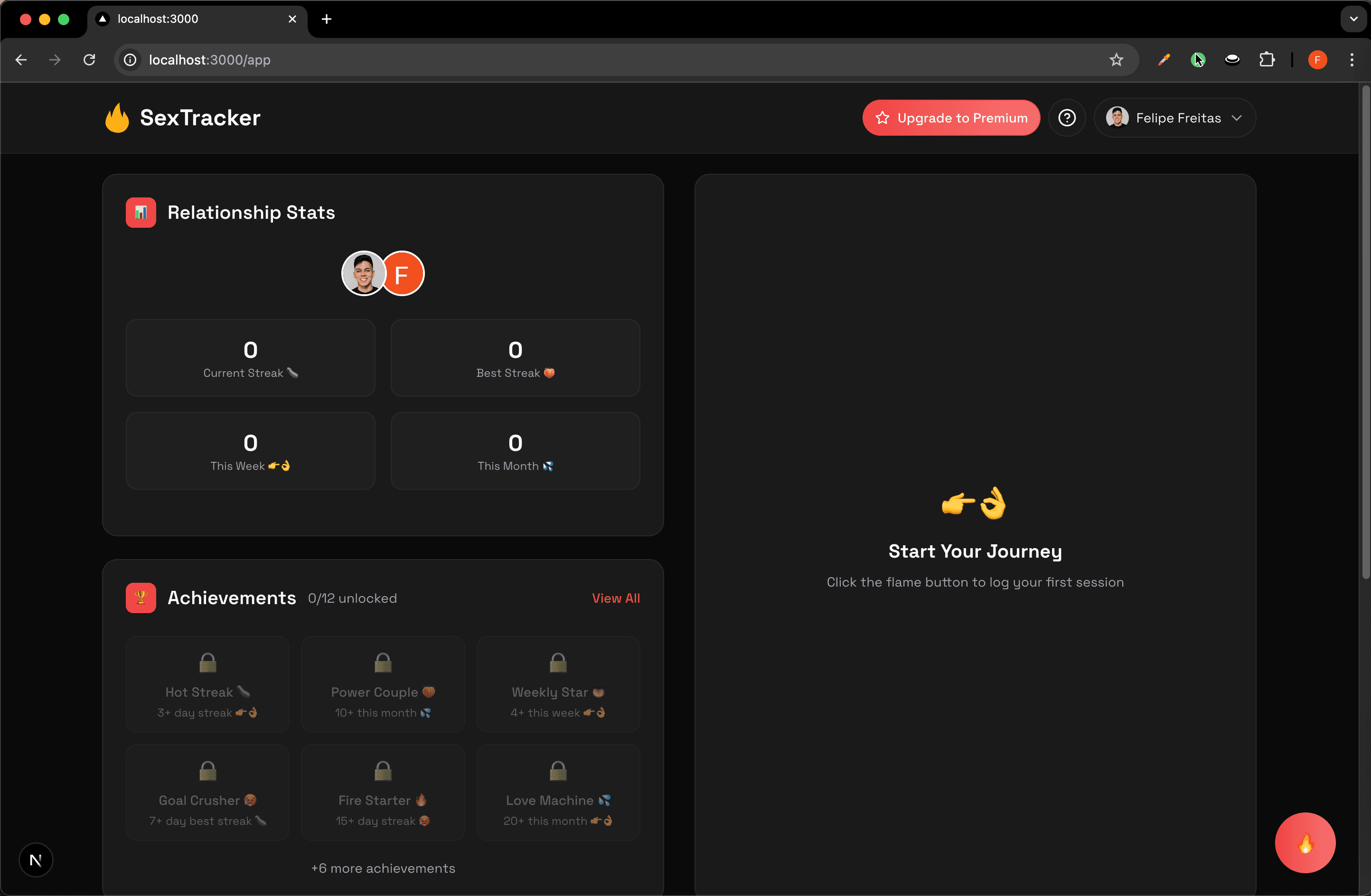 Step 3: Start tracking together